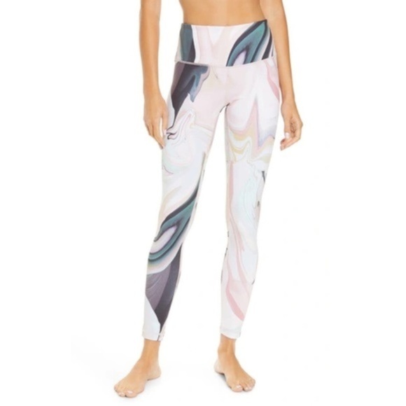 Zella Other - Zella Girls Live In High Waist Ankle Leggings Green Mountain Maggie Marble - XL